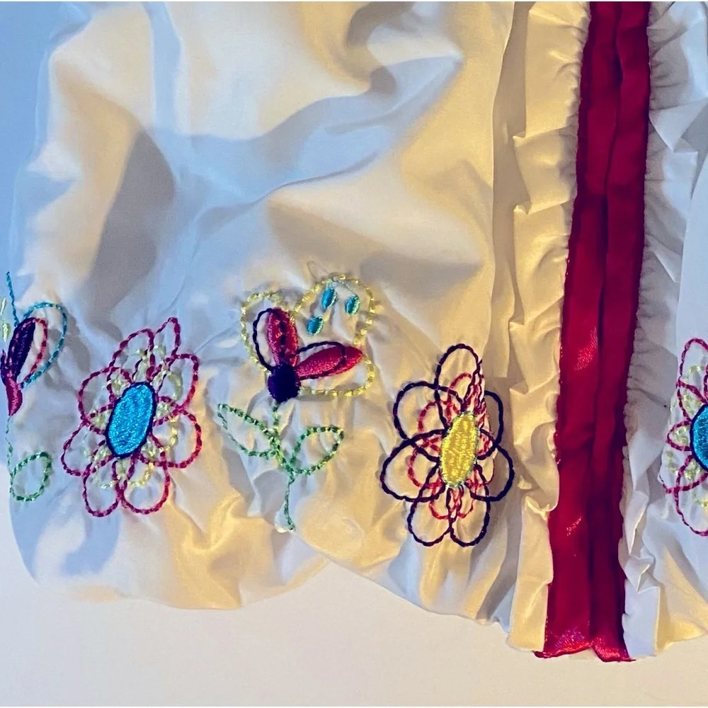 Kids Headquarters Vest, Puffer Vest, Sz 3T, Like new, Floral, Embroidery​​,Girly